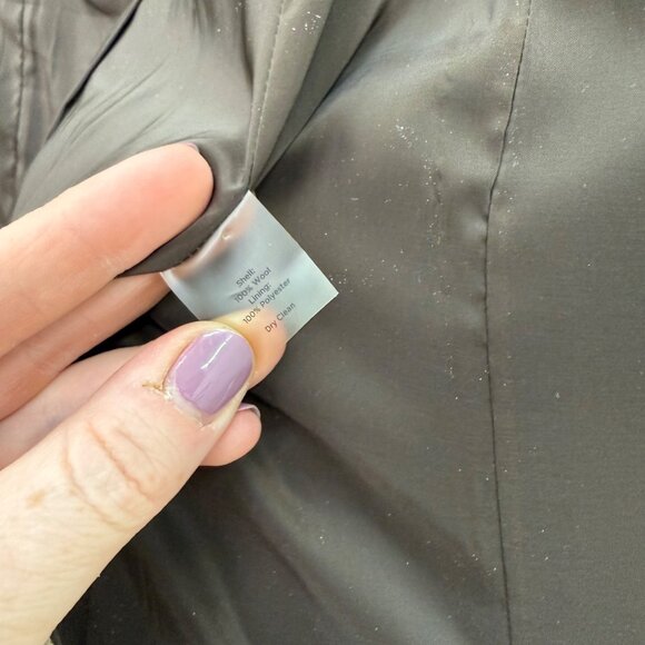 Talbots Plaid Peplum Houndstooth Wool Button Career Business Jacket Womens sz 4 - Picture 6 of 9